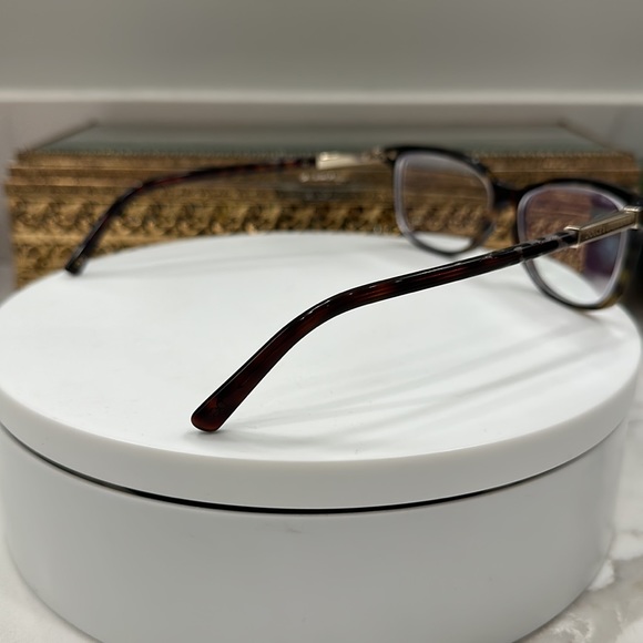 Dolce & Gabbana Rx Tortoiseshell Eyeglass Frames/Etched Temple Arms EUC D&G Case - Picture 6 of 17